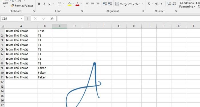 Bật mí cách chỉnh màu chữ ký trong Excel siêu đơn giản