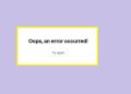 Chat GPT bị lỗi Oops An error occurred