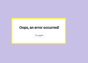 Chat GPT bị lỗi Oops An error occurred