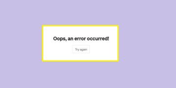 Chat GPT bị lỗi Oops An error occurred